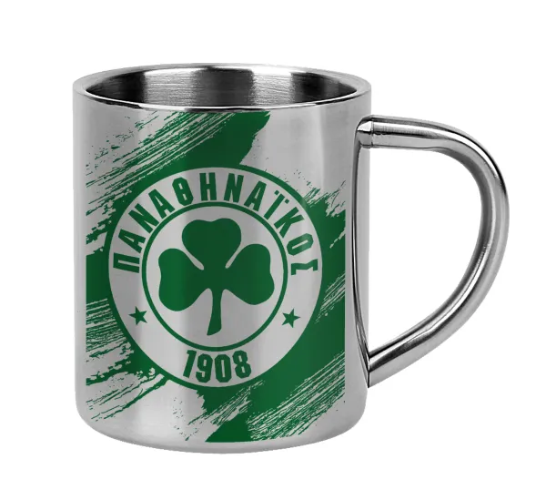 Π.Α.Ο. — Mug Stainless steel double wall 300ml