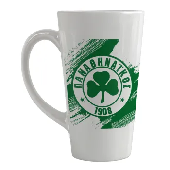 Π.Α.Ο., Κούπα κωνική Latte Μεγάλη, κεραμική, 450ml