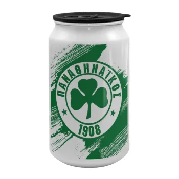 Π.Α.Ο., Κούπα ταξιδιού μεταλλική με καπάκι (tin-can) 500ml