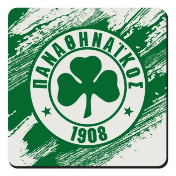 Π.Α.Ο., Τετράγωνο μαγνητάκι ξύλινο 9x9cm