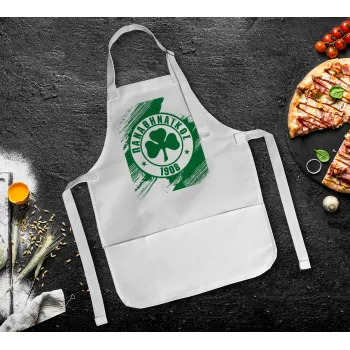 Π.Α.Ο., Ποδιά Σεφ Ολόσωμη Παιδική (με ρυθμιστικά και 2 τσέπες)