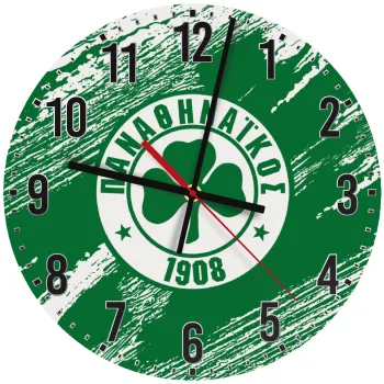 Π.Α.Ο., Ρολόι τοίχου ξύλινο (30cm)