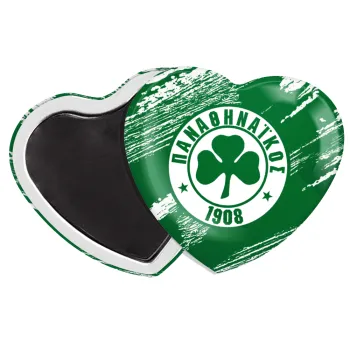 Π.Α.Ο., Μαγνητάκι καρδιά (57x52mm)