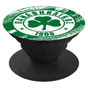 Π.Α.Ο., Phone Holders Stand  Μαύρο Βάση Στήριξης Κινητού στο Χέρι