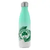 Μεταλλικό παγούρι θερμός Πράσινο/Λευκό (Stainless steel), διπλού τοιχώματος, 500ml