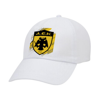 FC Α.Ε.Κ., Καπέλο Baseball Λευκό (5-φύλλο, unisex)