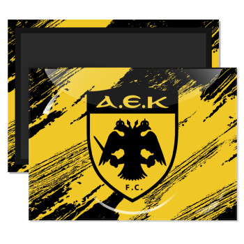 FC Α.Ε.Κ., Ορθογώνιο μαγνητάκι ψυγείου διάστασης 9x6cm