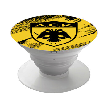 FC Α.Ε.Κ., Phone Holders Stand  Λευκό Βάση Στήριξης Κινητού στο Χέρι