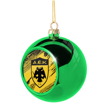 FC Α.Ε.Κ., Χριστουγεννιάτικη μπάλα δένδρου Πράσινη 8cm