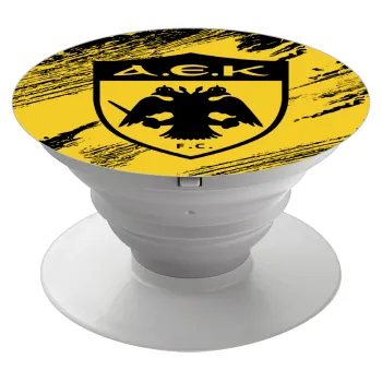 FC Α.Ε.Κ., Phone Holders Stand  Λευκό Βάση Στήριξης Κινητού στο Χέρι