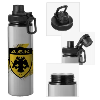 FC Α.Ε.Κ., Metallic water bottle with safety cap, 850ml aluminum