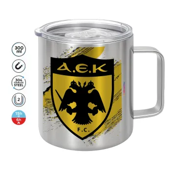 FC Α.Ε.Κ., Mug Stainless steel double wall 300ml
