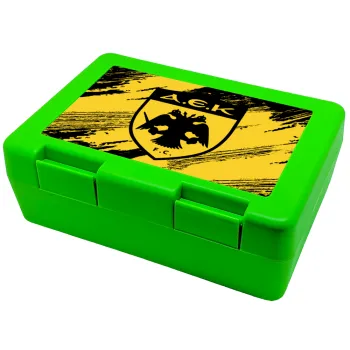 FC Α.Ε.Κ., Children's cookie container GREEN 185x128x65mm (BPA free plastic)