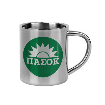 PASOK Green/White, Mug Stainless steel double wall 300ml