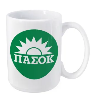 ΠΑΣΟΚ Πράσινο, Κούπα Mega, κεραμική, 450ml