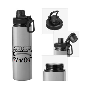 Friends Pivot, Μεταλλικό παγούρι νερού με καπάκι ασφαλείας, αλουμινίου 850ml