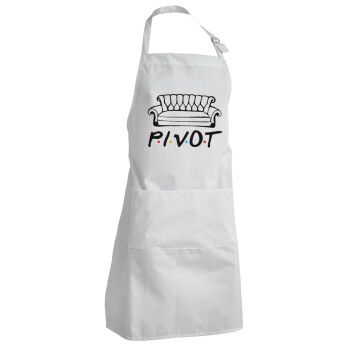 Friends Pivot, Adult Chef Apron (with sliders and 2 pockets)