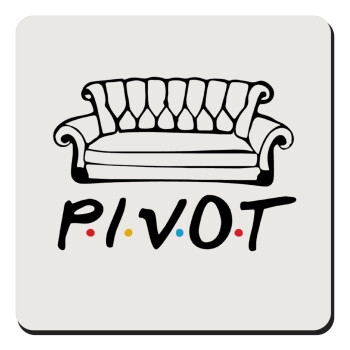 Friends Pivot, Τετράγωνο μαγνητάκι ξύλινο 9x9cm