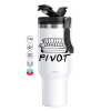 Mega Stainless steel Tumbler with lid, double wall 1,2L