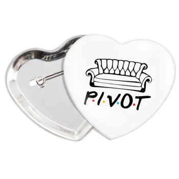 Friends Pivot, Κονκάρδα παραμάνα καρδιά (57x52mm)