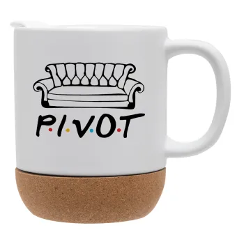 Friends Pivot, Ceramic coffee mug Cork (MAT), 330ml