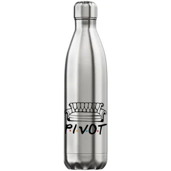 Friends Pivot, Inox (Stainless steel) hot metal mug, double wall, 750ml