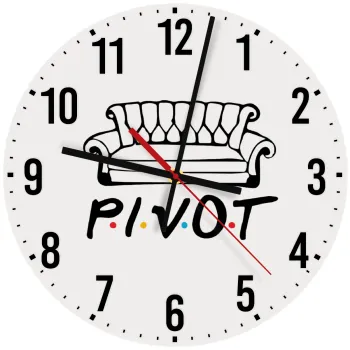Friends Pivot, Ρολόι τοίχου ξύλινο (30cm)
