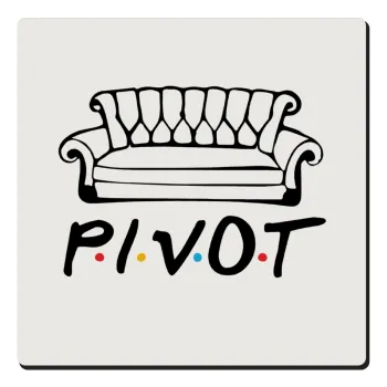 Friends Pivot, Τετράγωνο μαγνητάκι ξύλινο 6x6cm