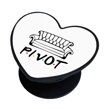 Friends Pivot, Phone Holders Stand  καρδιά Μαύρο Βάση Στήριξης Κινητού στο Χέρι
