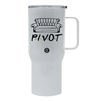 Friends Pivot, Mega Stainless steel Tumbler with lid, double wall 750L