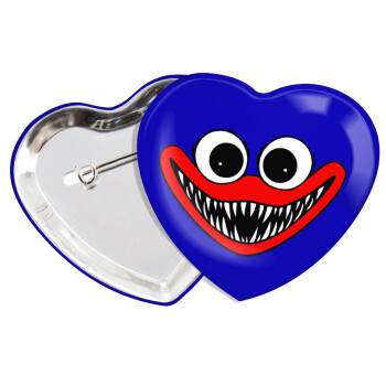 Huggy wuggy, Κονκάρδα παραμάνα καρδιά (57x52mm)