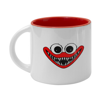 Huggy wuggy, Κούπα κεραμική 400ml Λευκή/Κόκκινη