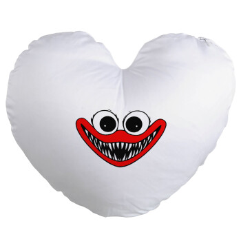 Huggy wuggy, Μαξιλάρι καναπέ καρδιά 40x40cm περιέχεται το  γέμισμα
