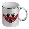 Mug ceramic, silver mirror, 330ml