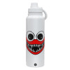 1L Stainless Steel Thermal Bottle with Phone Holder & Double Wall Insulation