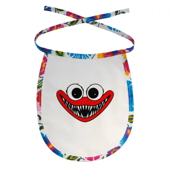 Huggy wuggy, Σαλιάρα μωρού αλέκιαστη με κορδόνι Χρωματιστή