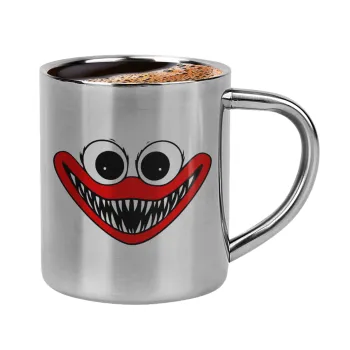 Huggy wuggy, Double-wall metal cup for espresso (220ml)