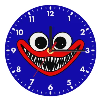 Huggy wuggy, Wooden wall clock (20cm)