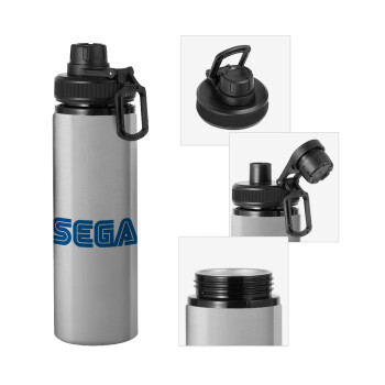 SEGA, Μεταλλικό παγούρι νερού με καπάκι ασφαλείας, αλουμινίου 850ml