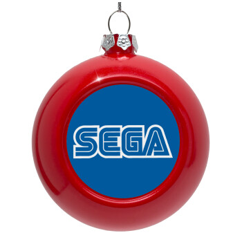 SEGA, Red Christmas tree ornament bauble 8cm