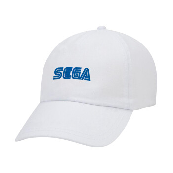 SEGA, Καπέλο Baseball Λευκό (5-φύλλο, unisex)