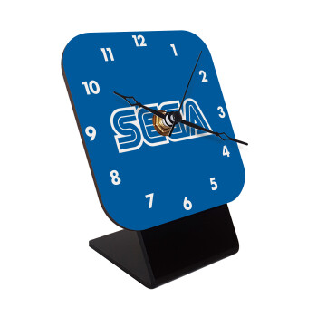 SEGA, Επιτραπέζιο ρολόι ξύλινο με δείκτες (10cm)