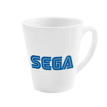 SEGA, Κούπα κωνική Latte Λευκή, κεραμική, 300ml