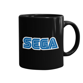 SEGA, Κούπα Μαύρη, κεραμική, 330ml