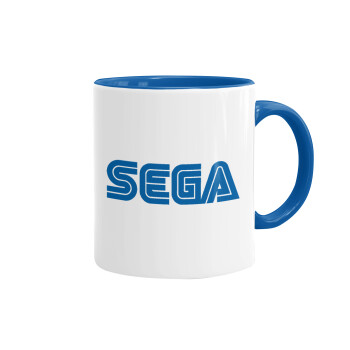 SEGA, Mug colored blue, ceramic, 330ml