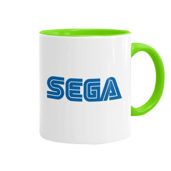 SEGA, Mug colored light green, ceramic, 330ml