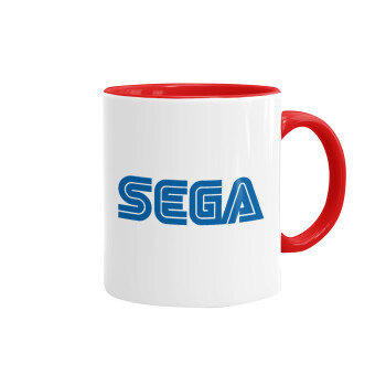 SEGA, Mug colored red, ceramic, 330ml