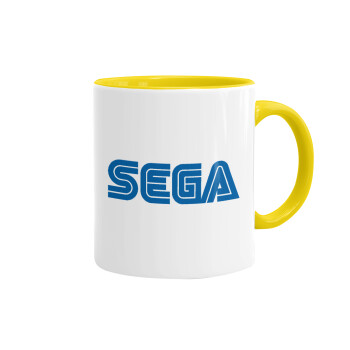 SEGA, Mug colored yellow, ceramic, 330ml