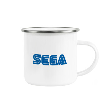 SEGA, Metallic enamel cup white 360ml
