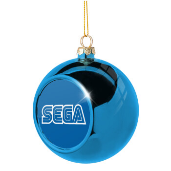 SEGA, Χριστουγεννιάτικη μπάλα δένδρου Μπλε 8cm